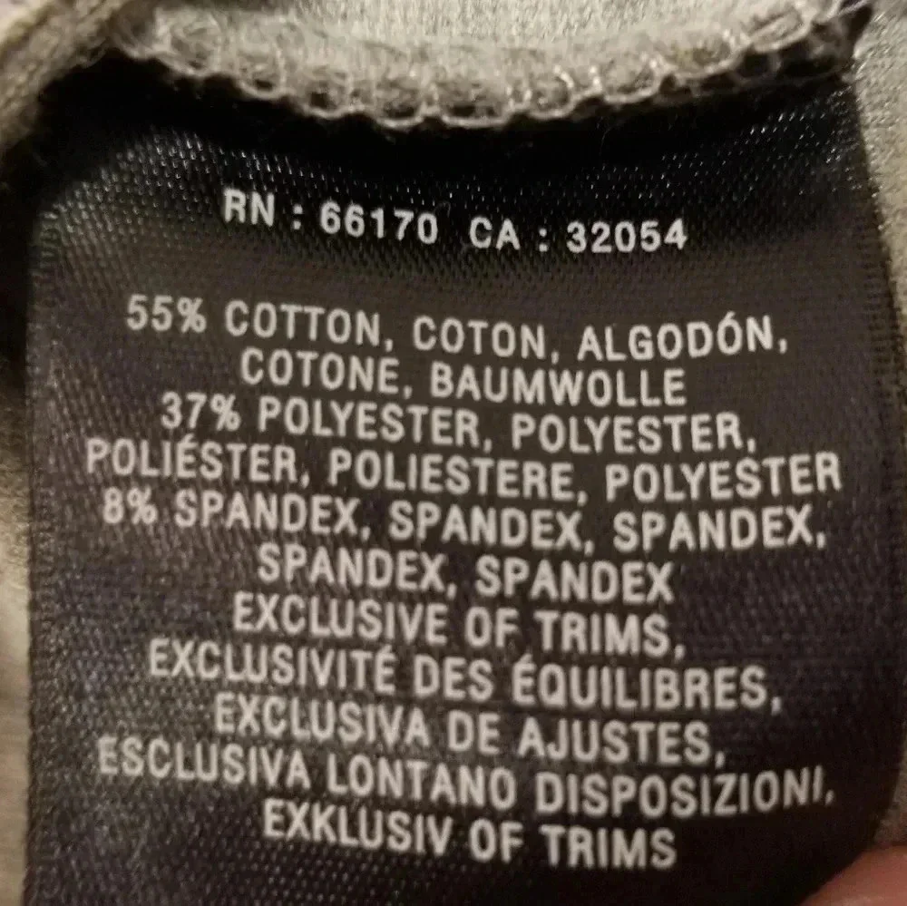 Anthro Deletta Gathered Ruched Top, Gray, Medium - Picture 6 of 6